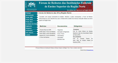 Desktop Screenshot of forumreitores.ufam.edu.br