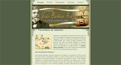 Desktop Screenshot of barbosarodrigues.ufam.edu.br