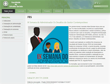 Tablet Screenshot of fes.ufam.edu.br