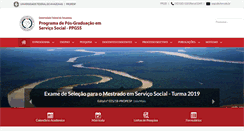 Desktop Screenshot of ppgss.ufam.edu.br
