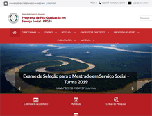 Tablet Screenshot of ppgss.ufam.edu.br