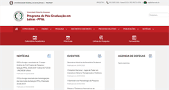 Desktop Screenshot of ppgl.ufam.edu.br