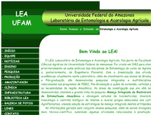 Tablet Screenshot of entomologia.ufam.edu.br