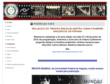 Tablet Screenshot of navi.ufam.edu.br