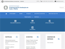 Tablet Screenshot of ppgfis.ufam.edu.br