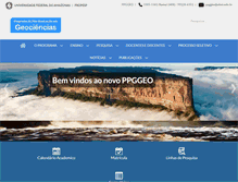 Tablet Screenshot of ppggeo.ufam.edu.br