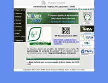 Tablet Screenshot of cuca.ufam.edu.br