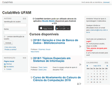 Tablet Screenshot of colabweb.ufam.edu.br