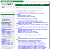 Tablet Screenshot of comvest.ufam.edu.br