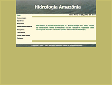 Tablet Screenshot of hidroamazon.ufam.edu.br